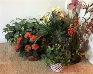 Faux Decorative Plants