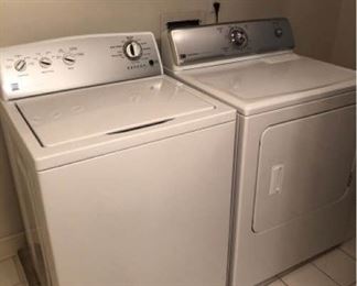 Kenmore Washing Machine and Maytag Dryer