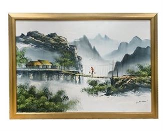 Lot 095
Chinese Landscape, Acrylic on Canvas,