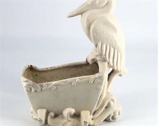 Lot 107
Vintage Haeger Pottery Stork Vase