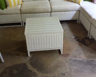 White outdoor sectional