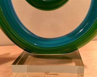 Murano glassware swirl