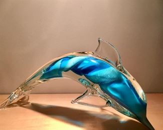 Murano glass ware dolphin