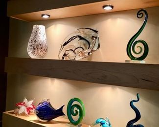 Murano glass collection