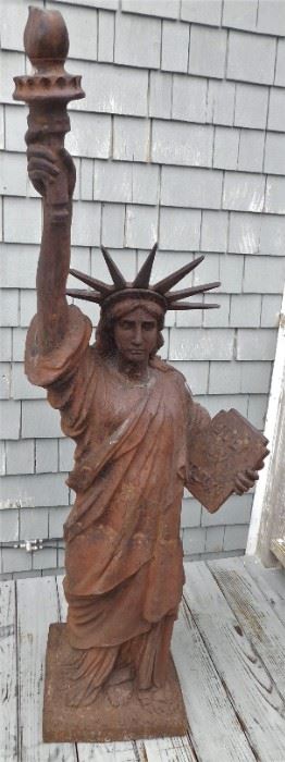Rare iron garden statue
