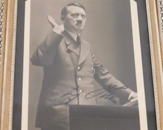 Signed Hitler photograph 