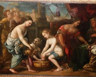 Large Old Master oil painting 
