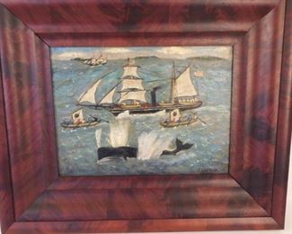 Old whaling paintings