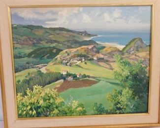 Signed Barbados painting 1964