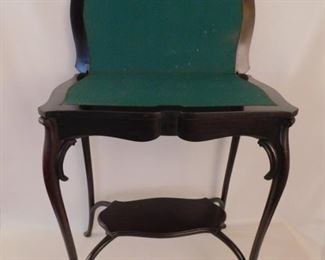 Victorian card table