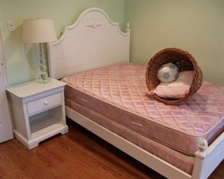 Bed and Nightstand