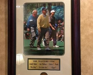 The Masters 1996 with COA