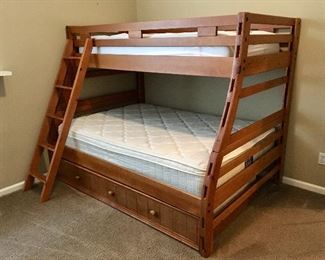 Bunk Beds 
Full size on the bottom - Twin on top 
