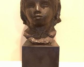 Alva Museum 1958 - Marked Child Girl on base 