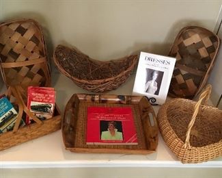 Assortment of Baskets - Lady Diana Books - Train Books 