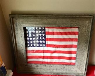 Framed Cloth Flag 