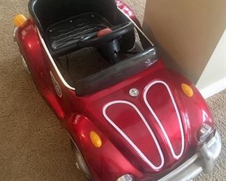1970’s rare vintage junior sportser VW Beetle pedal car 