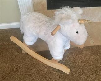 Pottery Barn Rocking Unicorn 