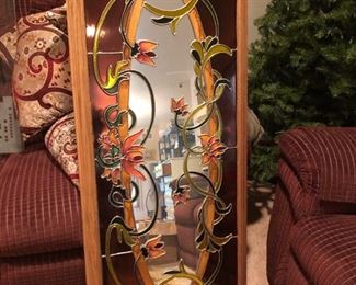 Stained glass mirror 
