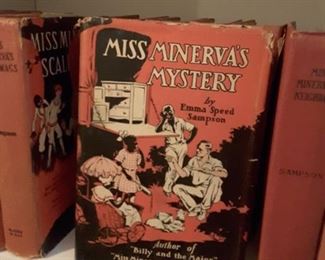 Vintage collection of Miss Minerva books