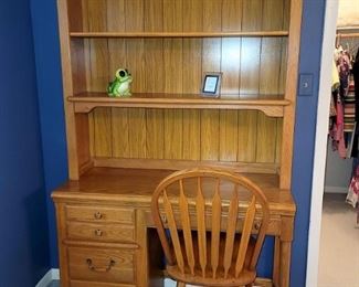 Matching  Lexington bunk beds, night stand, bookcase, and desk with hutch