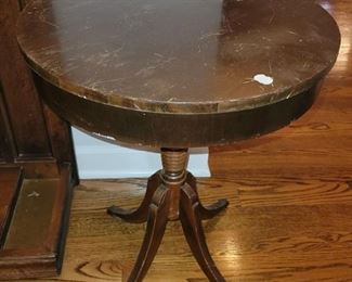 Antique accent table