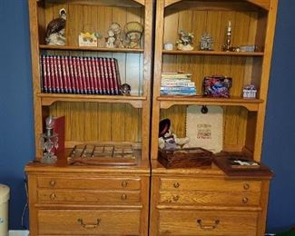 Lexington pair of bookcase chests
