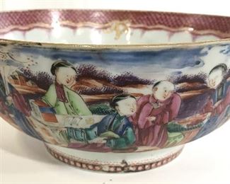 Vintage Asian Porcelain Centerpeice Bowl