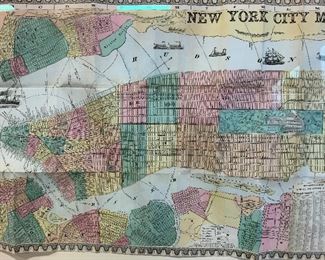 Vintage Humphrey Phelps New York City Map