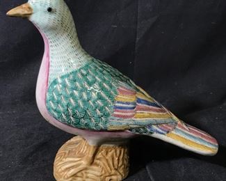 Chinese Porcelain Hand Painted Bird