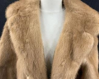 Vintage NADLER Monogrammed Mink Fur Jacket
