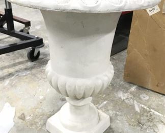 Composite Cream Toned Urn Shaped Planter