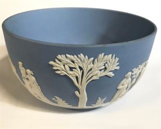 Vintage Blue Toned Wedgwood Bowl