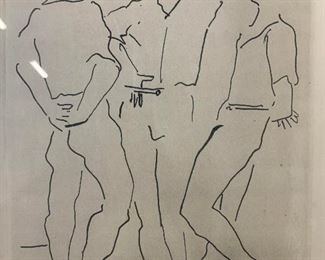 Picasso Dancers Lithograph