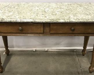 Vintage BLOOMINGDALES Marble Topped Console Table