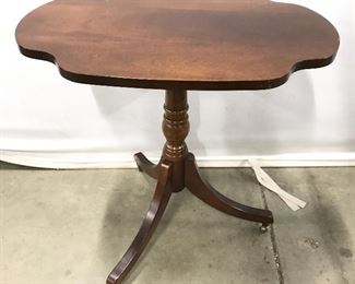 Vintage LANE Side Table W Castors