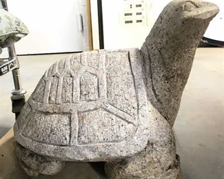 Stone Cement Turtle Lawn Ornament