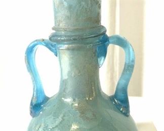 Vintage Handmade MURANO Glass Luster Vase, italy