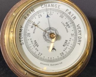 Antique ANEROID Barometer Gamage London