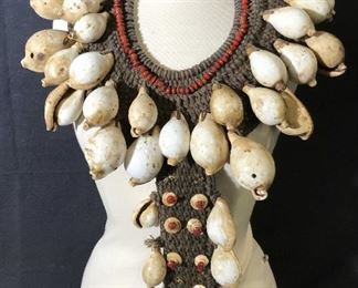 Tribal African Seashell Necklace