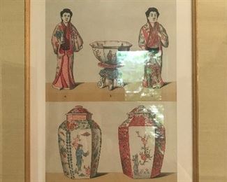 Antique Chinese engravings