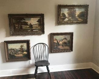 Fabulous antique oils 
1870-1890