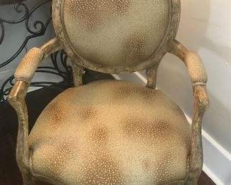 Custom finish on Louis Philippe style chair 