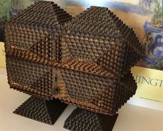 Tramp art box