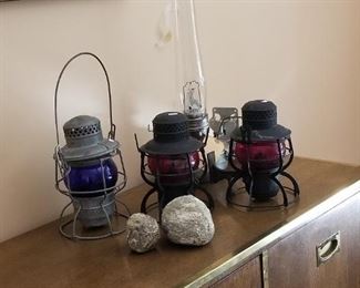 Vintage Railroad lamps