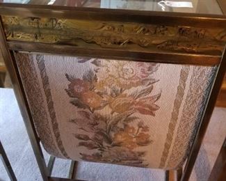 View of Baker/Mastercraft dining chairs by Bernard Rhone