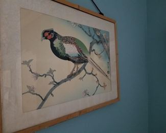 Vintage Oriental block print