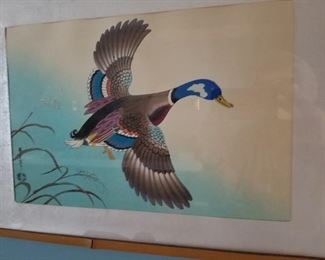 Vintage Oriental block print