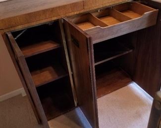 Interior of server by Baker, designed by Michael Taylor