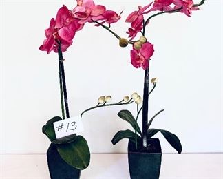 Pair of pink orchids 22 to 24 inches tall $39